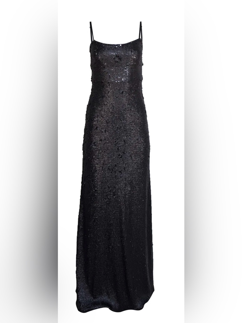 Bcbgmaxazria Black Sequin Maxi Dress